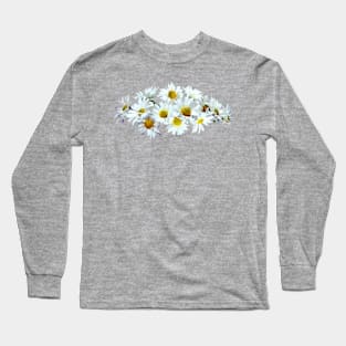 Cluster of White Daisies Long Sleeve T-Shirt